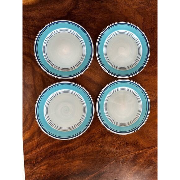 Vintage Cool River Dinner Plates by Pfaltzgraff Set/4 - Picture 5 of 14